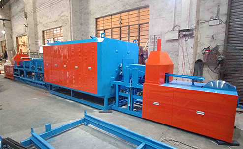 Continuous brazing furnace in industrial for copper